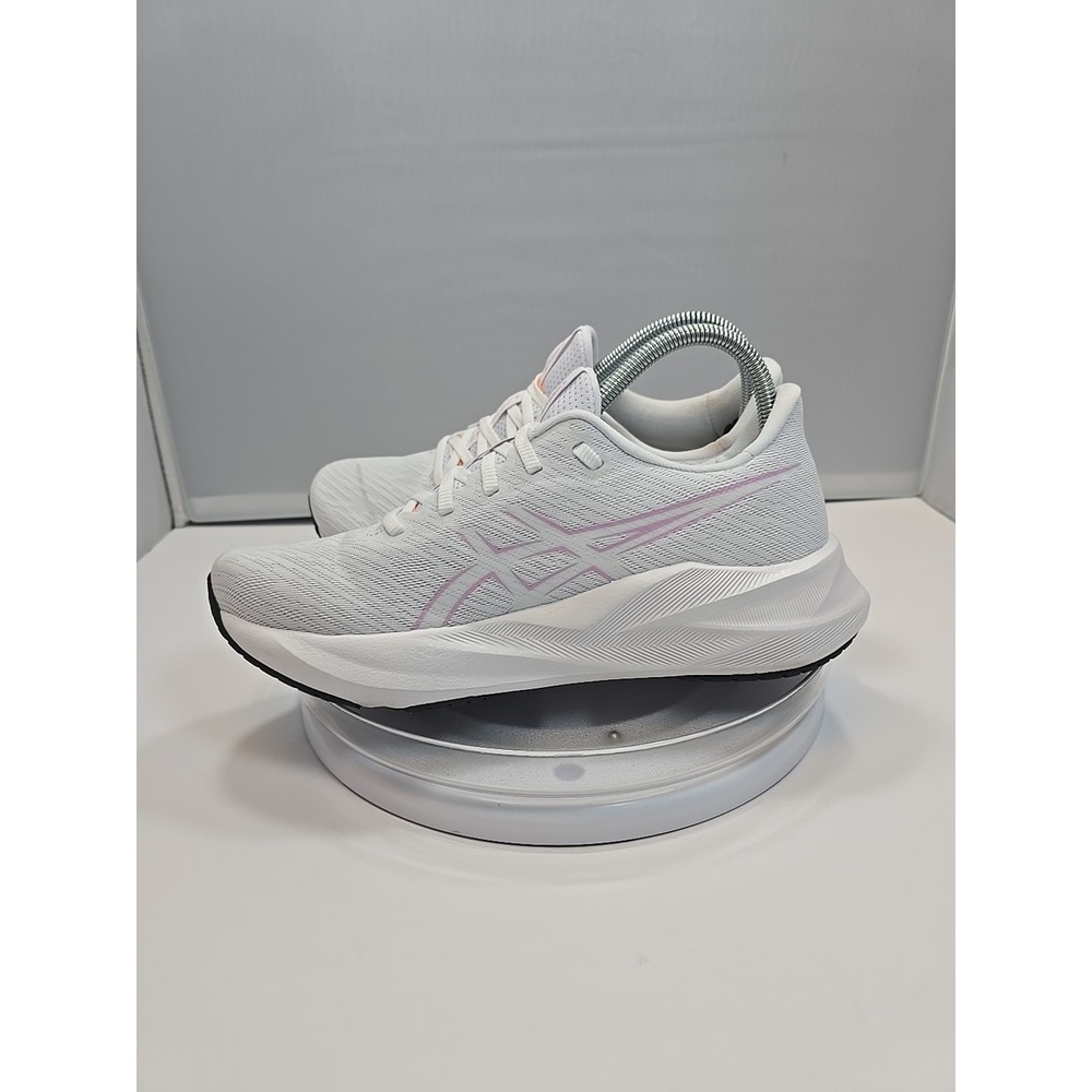 WOMENS 9.5 ASICS Versablast 4 Running Training Shoe White Light Ube 1012B775-100 - Picture 9 of 16